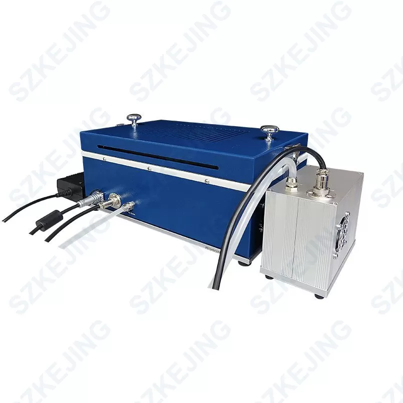 Mini Tape Casting Coater (190Lx90W mm) with Bottom Heated Vacuum Bed & Pump at 120ºC Max.-MSK-AFA-HC100