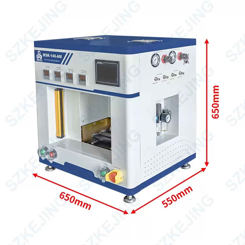 Heating Sealer for Continuous Top/Side Sealing of Pouch Cells (Max. 190×190×12 mm)-MSK-140-AM