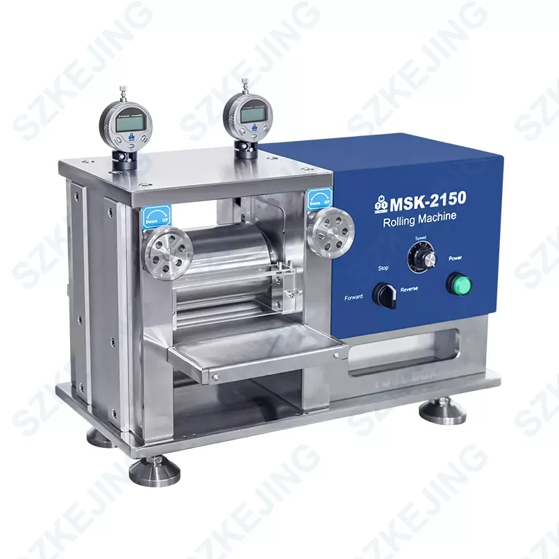 Electric Precision Rolling Press  with Tool Box, Glovebox Compatible-MSK-2150 (24V)