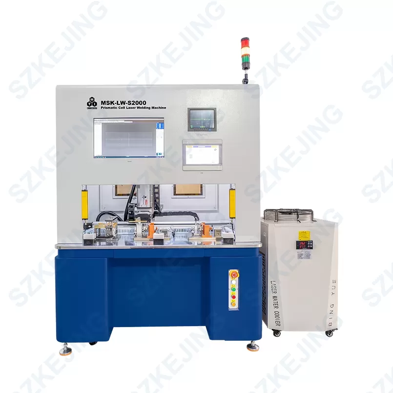 MSK-LW-S2000-01 2KW Laser Welding System for Prismatic Cells (Tab Welding and Top Lid Sealing) and Cylindrical Cells-MSK-LW-S2000