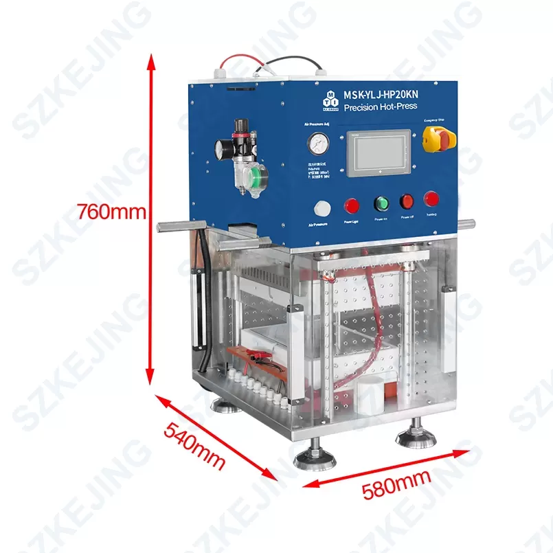 MSK-YLJ-HP20KN-03 20KN Hot-Press (260x160 mm) for Pouch Cell SEI Formation-MSK-YLJ-HP20KN