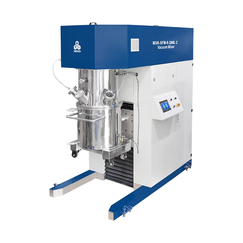 MSK-SFM-9-100L-2-03 MSK-SFM-9-10L-2 Dual-Shaft Vacuum Planetary Mixer