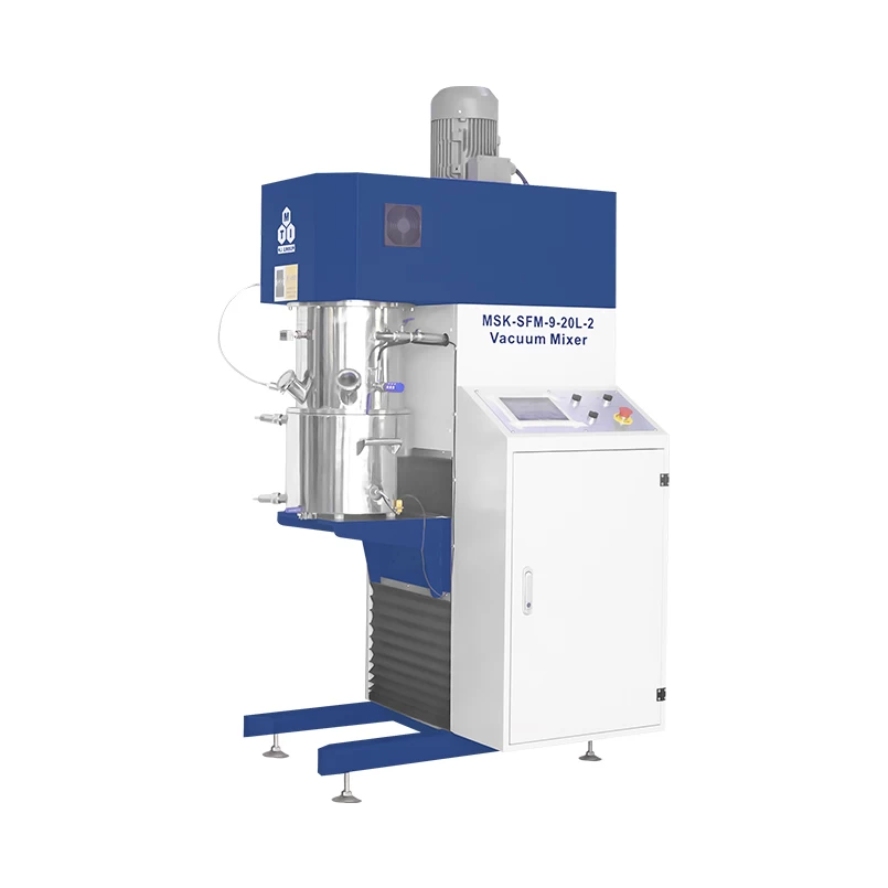 MSK-SFM-9-20L-2-03 MSK-SFM-9-20L-2 Dual-Shaft Vacuum Planetary Mixer